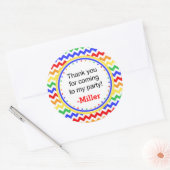 Primaire kleuren Chervon Sticker (Envelop)