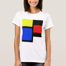 Primaire kleuren Colorblock T-Shirt