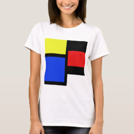 Primaire kleuren Colorblock T-Shirt