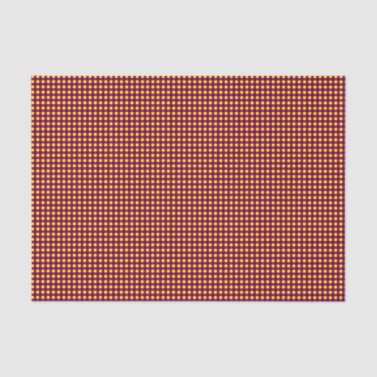 Primaire kleuren-Gingham-2-WEEFSUE WRAP PAPIEREN Tissuepapier (Voorkant)