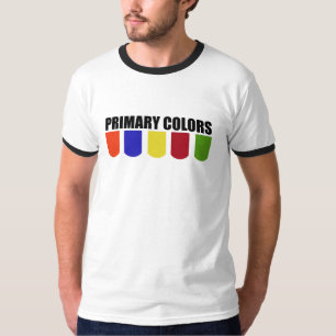 Primaire kleuren (gitaar) t-shirt