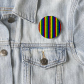 Primaire kleuren Herringbone Ronde Button 5,7 Cm (In situ)