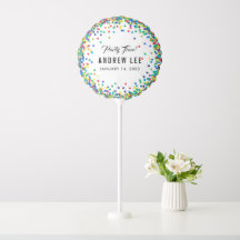 Primaire kleuren jongen verjaardagsfeest