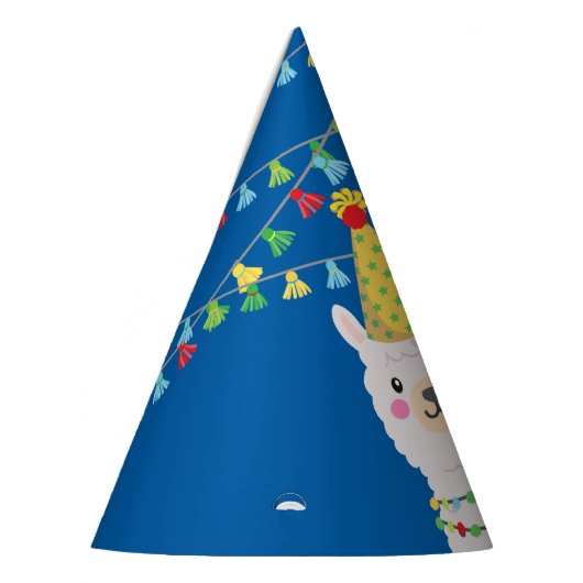 Primaire kleuren lama feesthoedjes (Links)