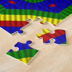 Primaire kleuren met rolventilator 1 legpuzzel