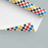 Primaire kleuren met zwart-wit toetsenbord cadeaupapier