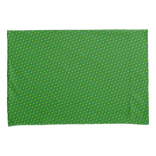 Primaire kleuren-poolpunten, groen-loods Hoesje se Kussensloop (Voorkant-Rechts)
