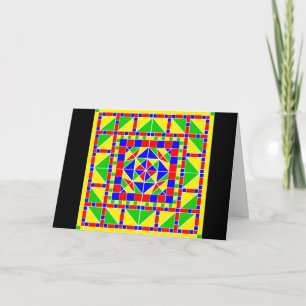 Primaire Kleuren Rangoli 2 Kaart Diwali