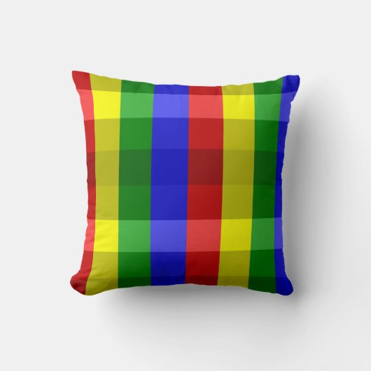 Primaire kleuren, Sierkussen-Sq Kussen (Voorkant)