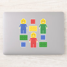 Primaire kleuren Speelgoed Bouwstenen en figuren