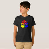 Primaire kleuren t-shirt (Voorkant volledig)