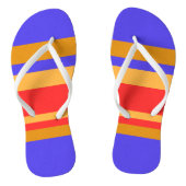 Primaire kleuren Teenslippers Douche Thongs (Voetbed)