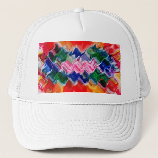 Primaire kleuren Trucker Hat Trucker Pet (Voorkant)