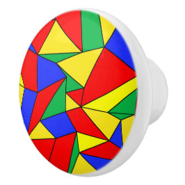 Primaire kleuren "vouwen" keramische knop