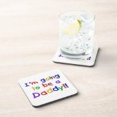 Primaire kleuren worden papa cadeaus bier onderzetter (Rechterzijde)