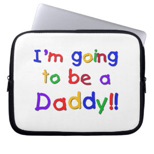 Primaire kleuren worden papa cadeaus laptop sleeve