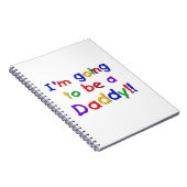 Primaire kleuren worden papa cadeaus notitieboek (Rechterzijde)