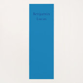 Primaire kleurenringen met naam op rug yogamat (Achterkant)