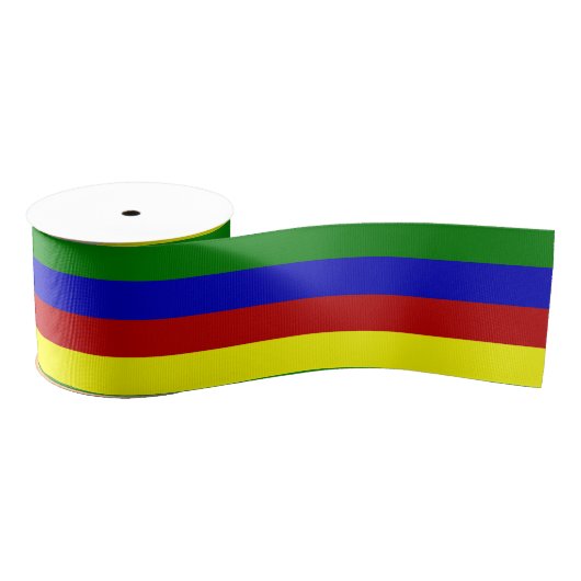 Primaire kleurstoffen FAT STRIPES-Grosgrain lint (Spoel)