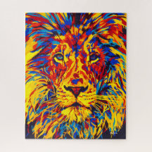 Primaire Lion Puzzle door Shai Steiner