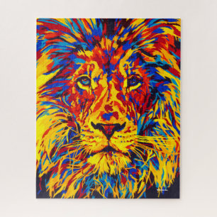 Primaire Lion Puzzle door Shai Steiner Legpuzzel