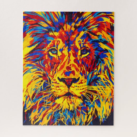 Primaire Lion Puzzle door Shai Steiner Legpuzzel (Verticaal)