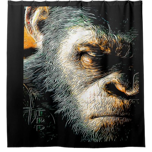 Primaire modellen: Mad Apes 01-02 Douchegordijn (Voorkant)