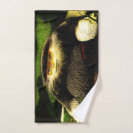 Primaire modellen: rood-gepantserd dec 01 bad handdoek (Handdoek)