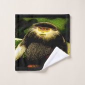 Primaire modellen: rood-gepantserd dec 01 bad handdoek (Wasdoekje)