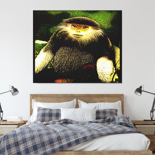 Primaire modellen: rood-gepantserd dec 01 canvas afdruk (Insitu (Slaapkamer))