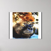 Primaire modellen: uitstekende Gorilla 01-01 Canvas Afdruk (Voorkant)
