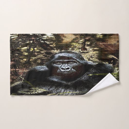 Primaire modellen: uitstekende Gorilla 02 Bad Handdoek (Handdoek)