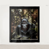 Primaire modellen: uitstekende Gorilla 02 Wandkleed (Voorkant)