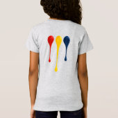 Primaire Paint Drip Kids T-Shirt (Achterkant)