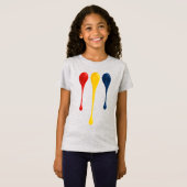 Primaire Paint Drip Kids T-Shirt (Voorkant volledig)