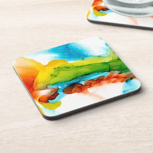 Primaire plug - Waterverven Bier Onderzetter (Linkerzijde)