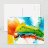 Primaire plug - Waterverven Briefkaart (Voorkant / Achterkant)