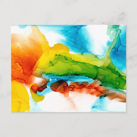 Primaire plug - Waterverven Briefkaart (Voorkant)