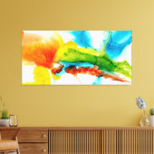 Primaire plug - Waterverven Canvas Afdruk (Insitu (Woonkamer))