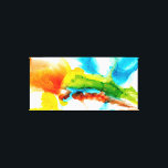 Primaire plug - Waterverven Canvas Afdruk<br><div class="desc">Primaire Plume II van Jennifer Goldberger. Biedt een abstract ontwerp met verschillende kleuren en vormen in een waterverf stijl.| 142904FN</div>