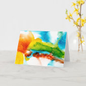 Primaire plug - Waterverven Kaart (Gele Bloem)