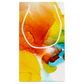 Primaire plug - Waterverven Klein Cadeauzakje (Achterkant)