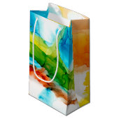 Primaire plug - Waterverven Klein Cadeauzakje (Voorkant Gekanteld)