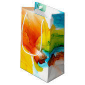 Primaire plug - Waterverven Klein Cadeauzakje (Achterkant Gekanteld)