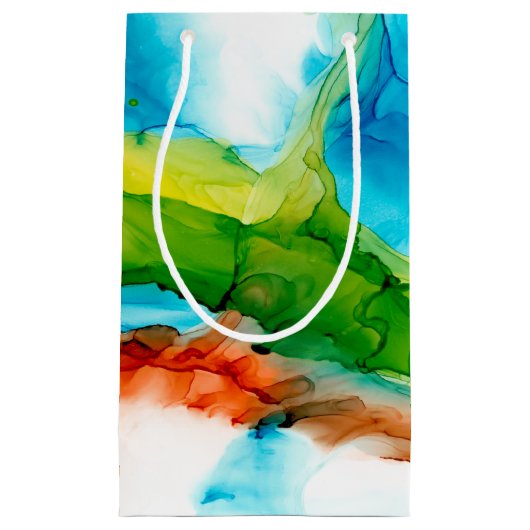 Primaire plug - Waterverven Klein Cadeauzakje (Voorkant)