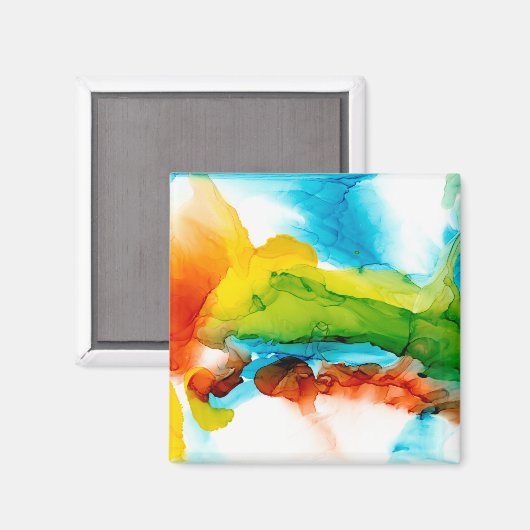 Primaire plug - Waterverven Magneet (Voorkant / Achterkant)