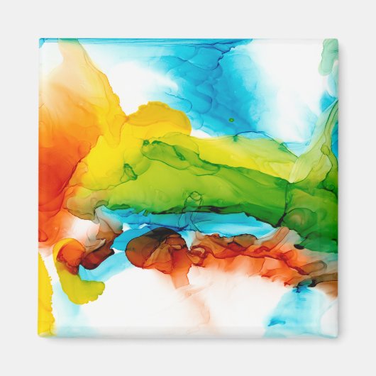 Primaire plug - Waterverven Magneet (Voorkant)