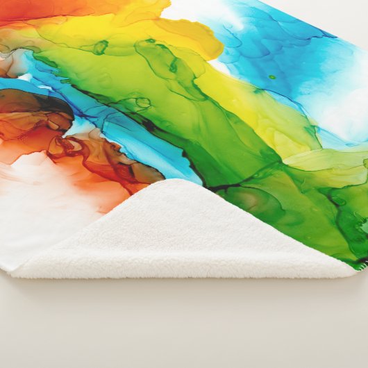 Primaire plug - Waterverven Sherpa Deken (3/4)