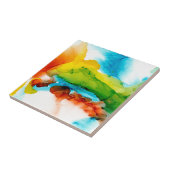 Primaire plug - Waterverven Tegeltje (Zijkant)