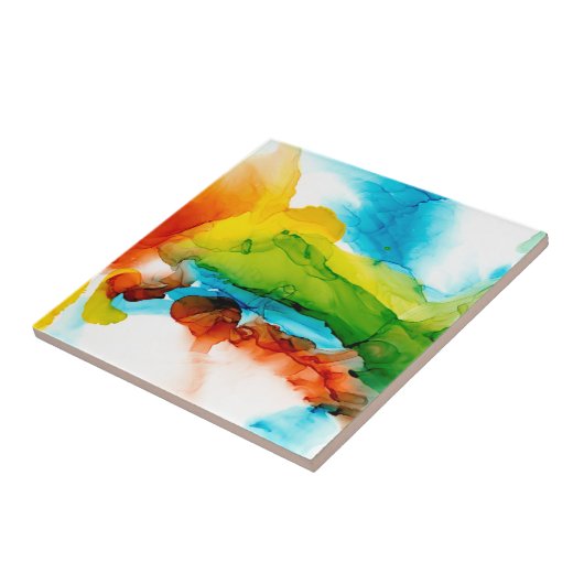 Primaire plug - Waterverven Tegeltje (Zijkant)